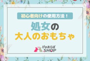 初心者向け！処女の大人のおもちゃ使用方法