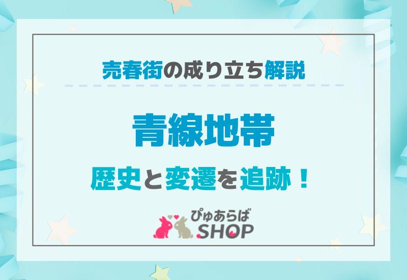 青線地帯の歴史と変遷を追跡！売春街の成り立ち解説
