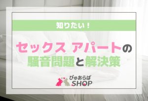 知りたい！セックスアパートの騒音問題と解決策